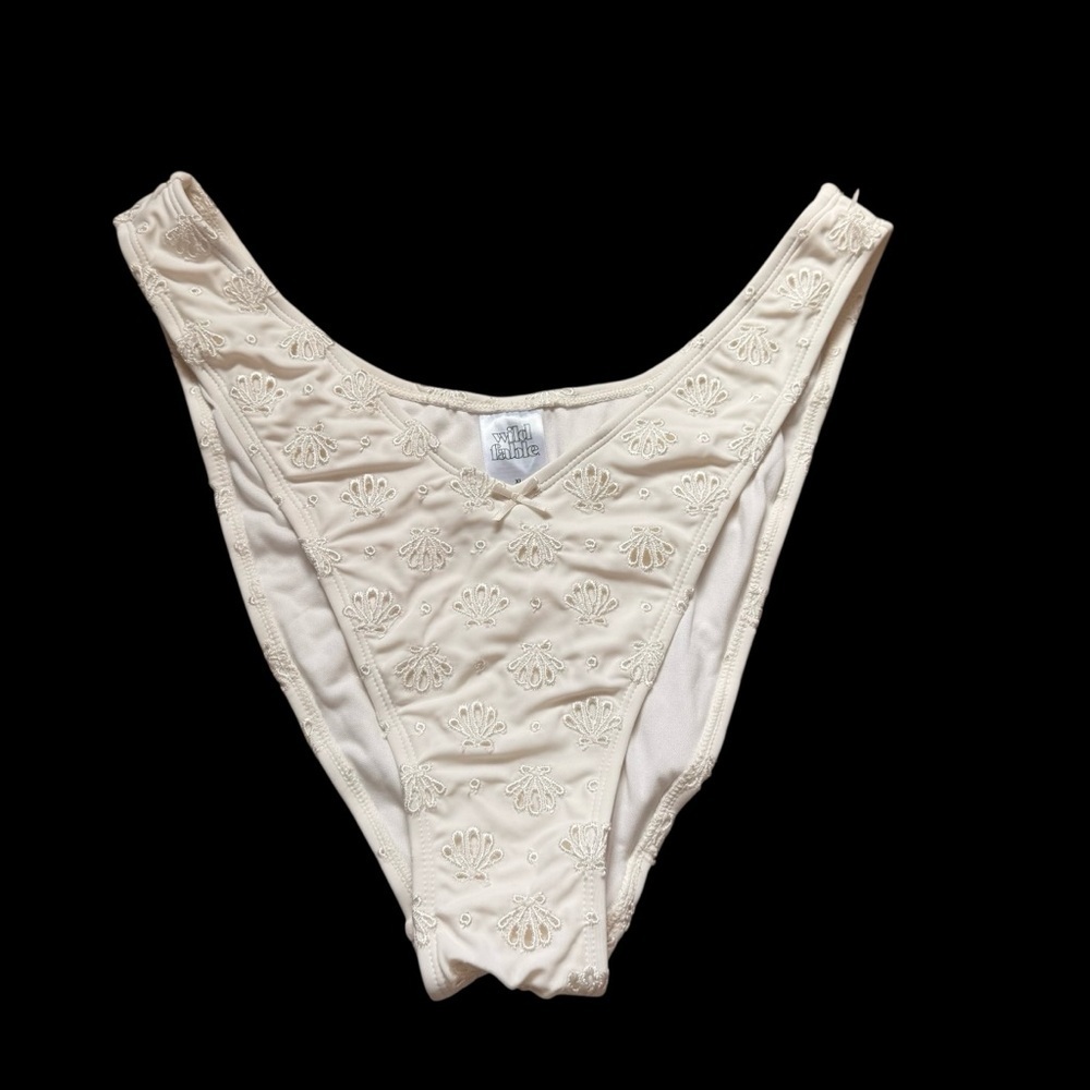 NWT Wild Fable Elegant Cream Lace Women's Bikini Bottoms